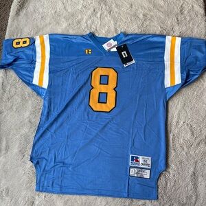 Russell Athletic Blue and White Jersey